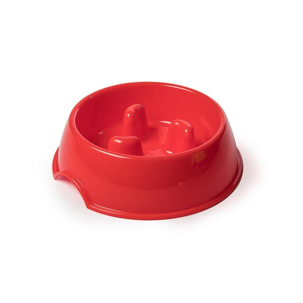 Anti Gulp Pet Bowl - 24cm Assorted Colours