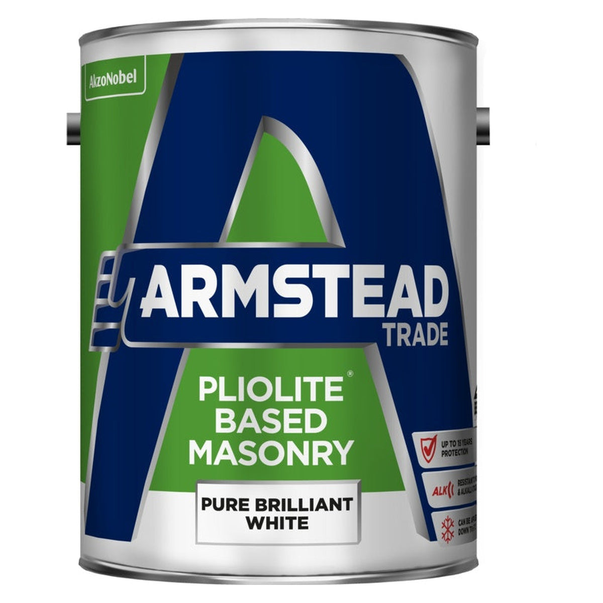 Armstead Trade Pliolite masonry paint brilliant white 5L