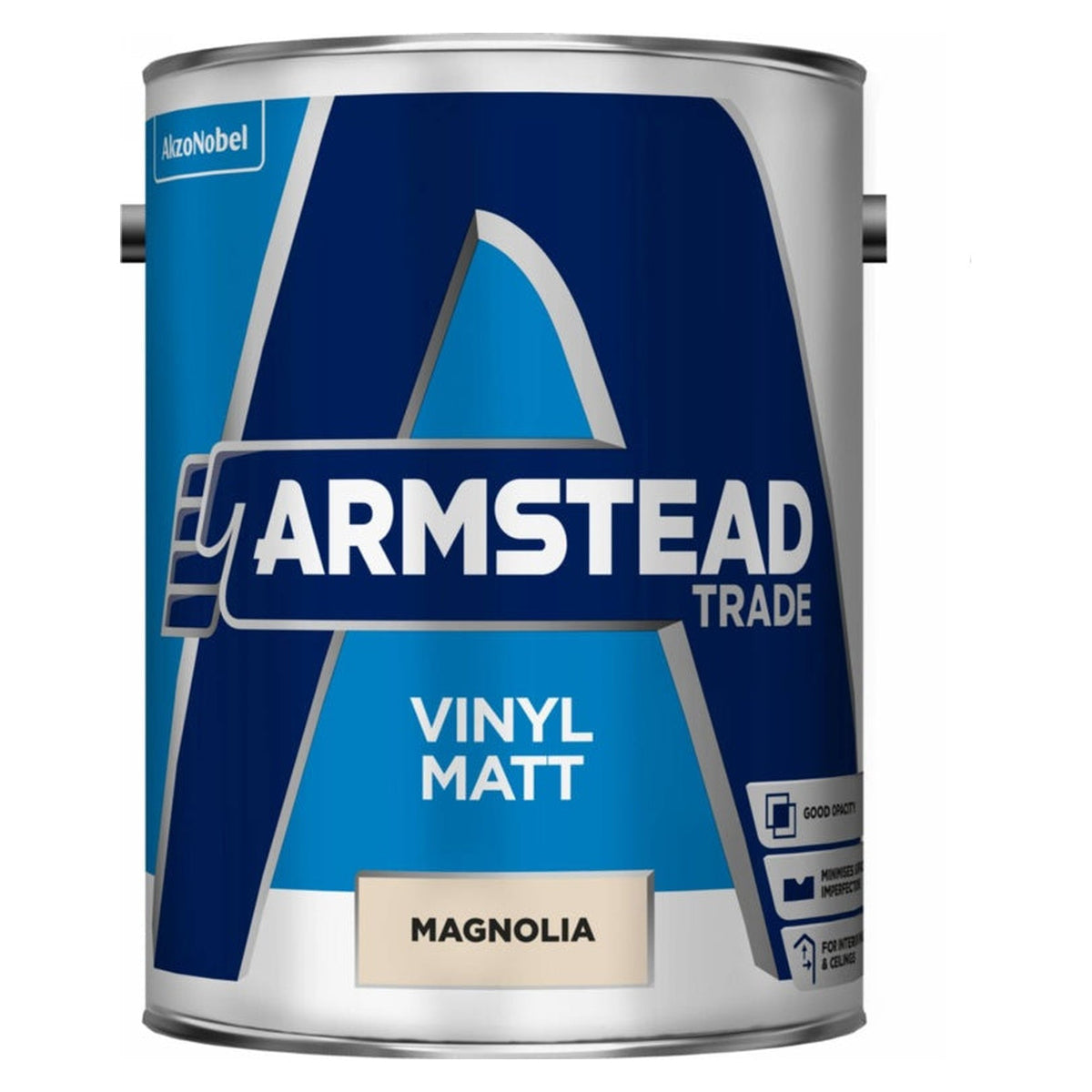 Armstead Trade Vinyl Matt emulsion 5L tin in Magnolia
