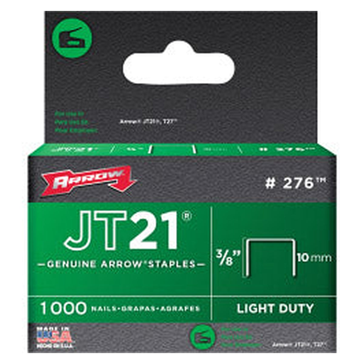 Box of 1000 Arrow JT21 T27 10mm staples