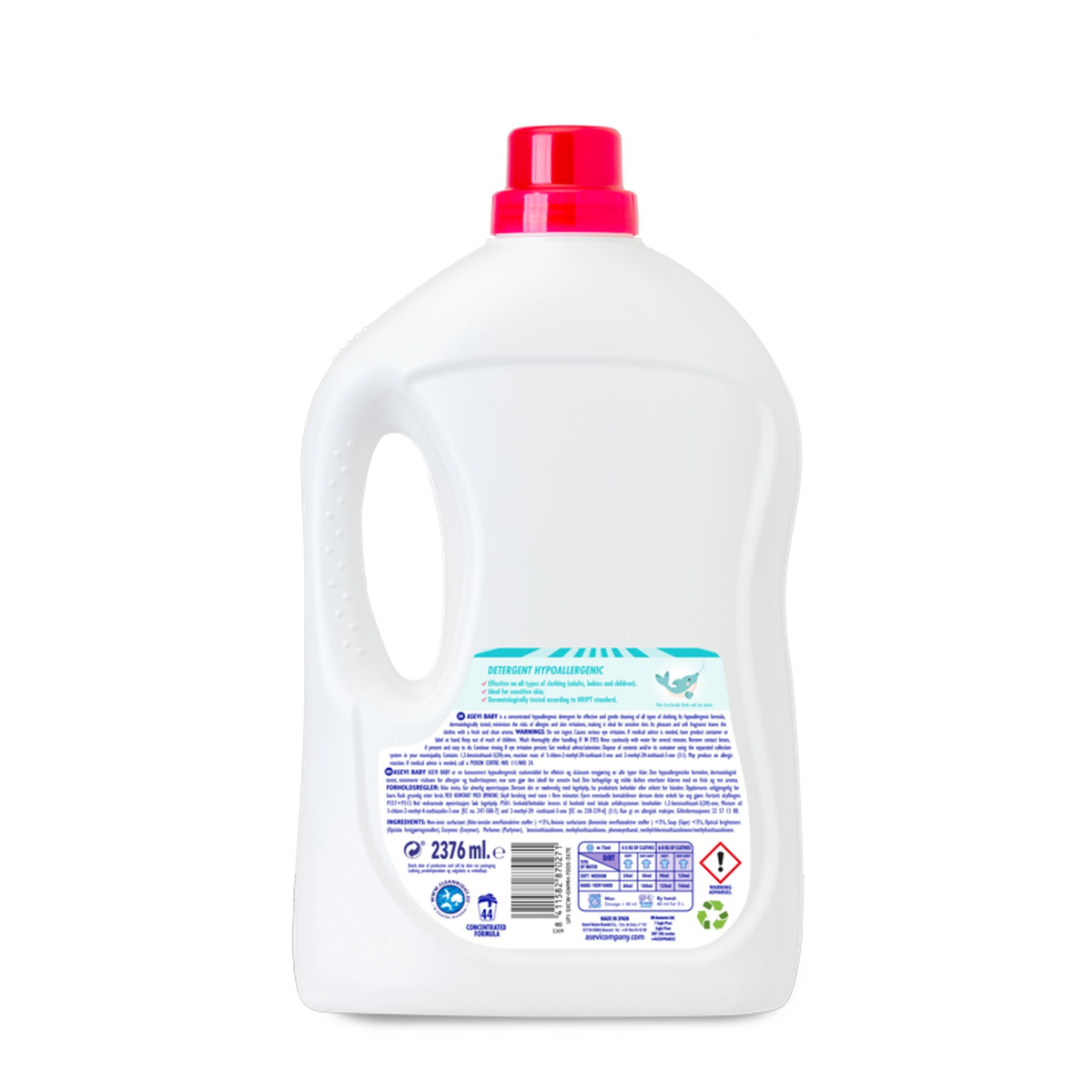 Asevi baby liquid laundry detergent, 44 wash, view 2