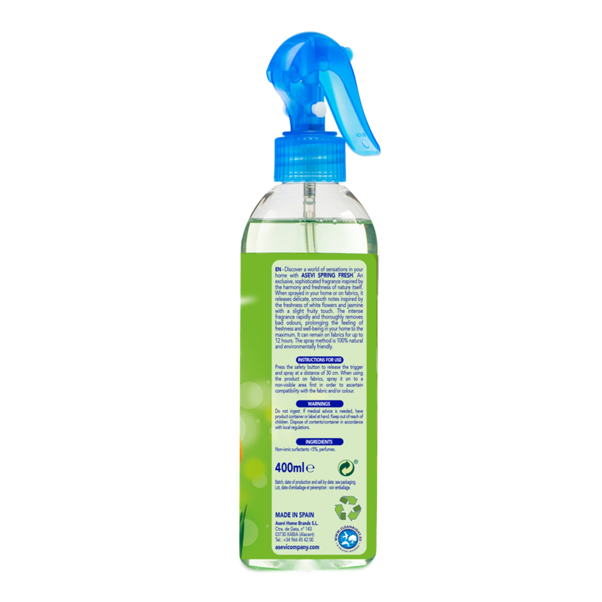 Asevi Spring air freshener spray 400ml, view 2