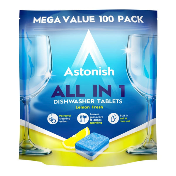 Astonish All In 1 dishwasher tablets, 100 pack