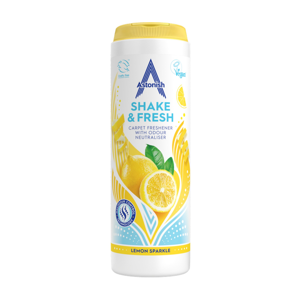 Astonish Shake and Fresh carpet freshener Lemon Sparkle