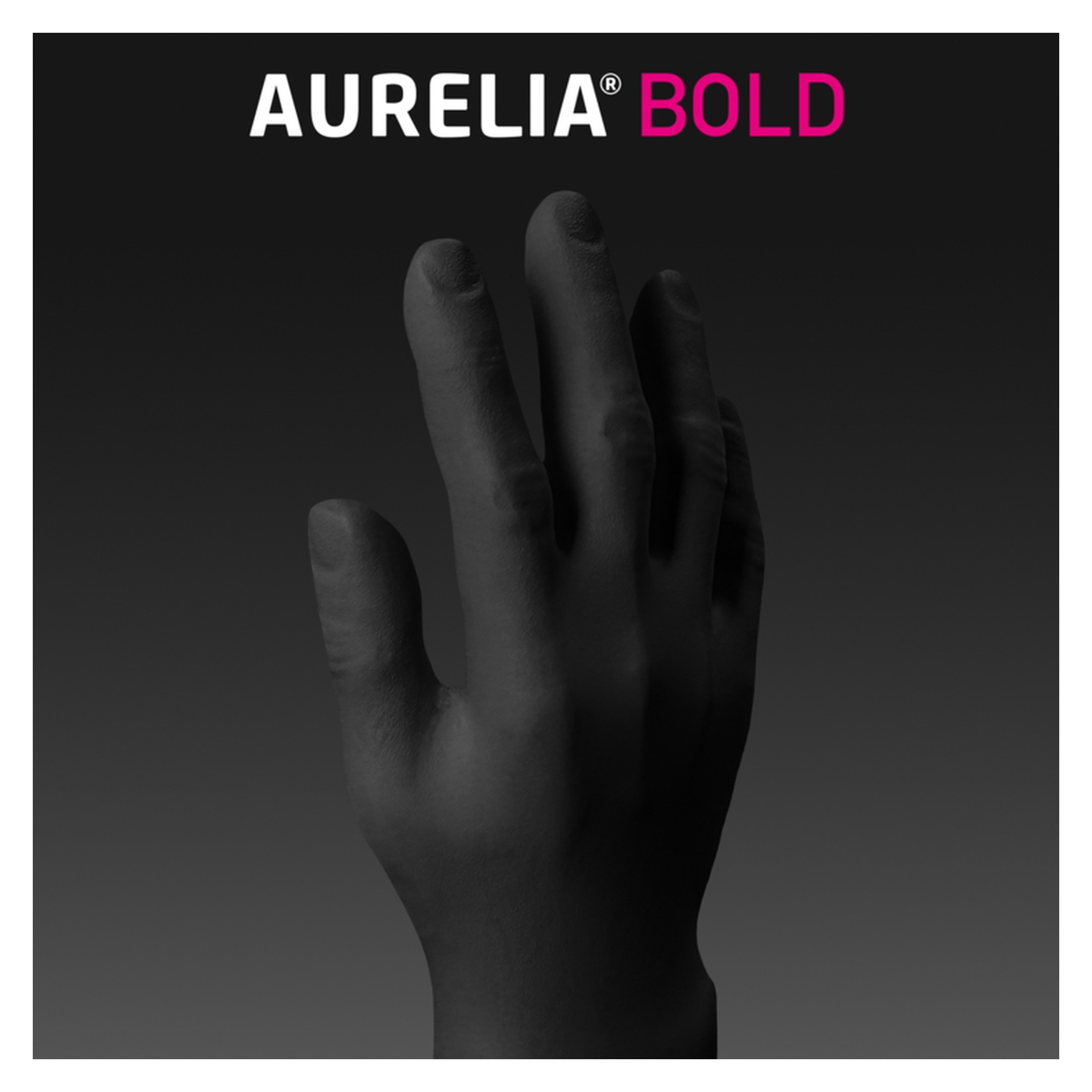 Box of 100 Aurelia Bold black nitrile gloves, large, view 2