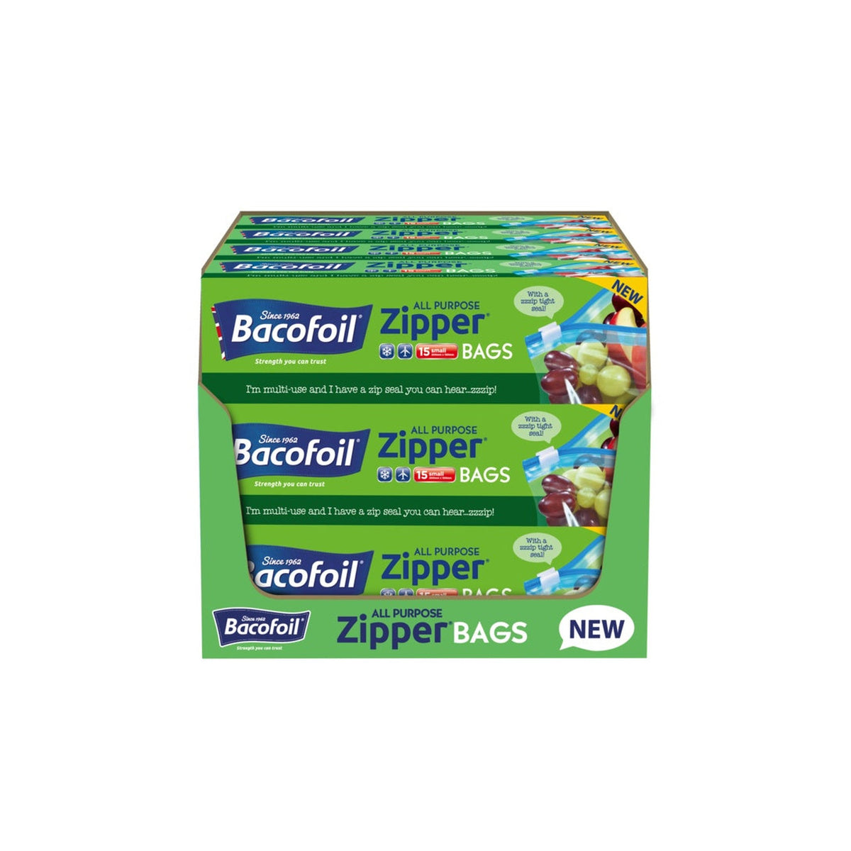 Bacofoil small zipper bags, view 2