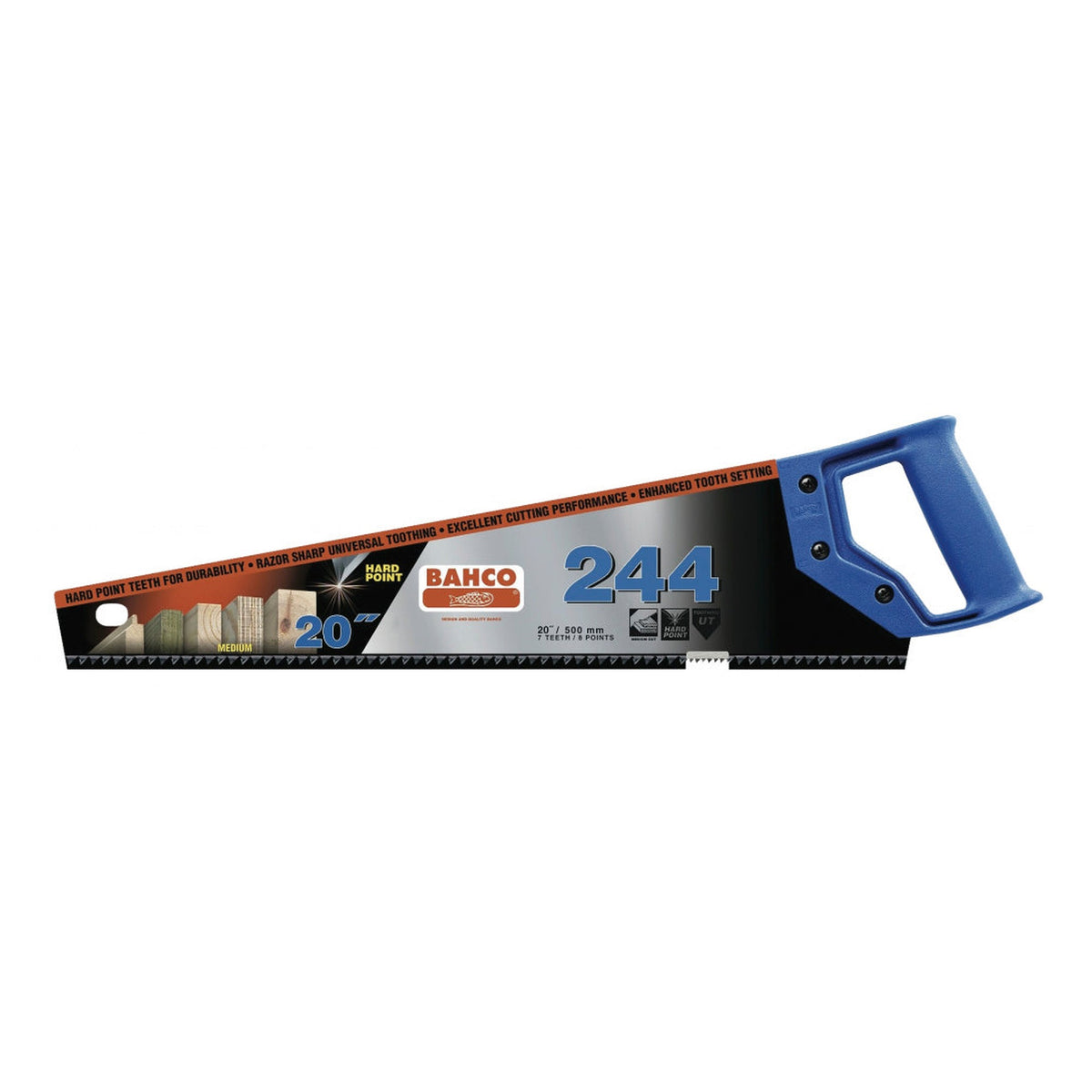 Bahco 244 20 inch 7 TPI hardpoint handsaw