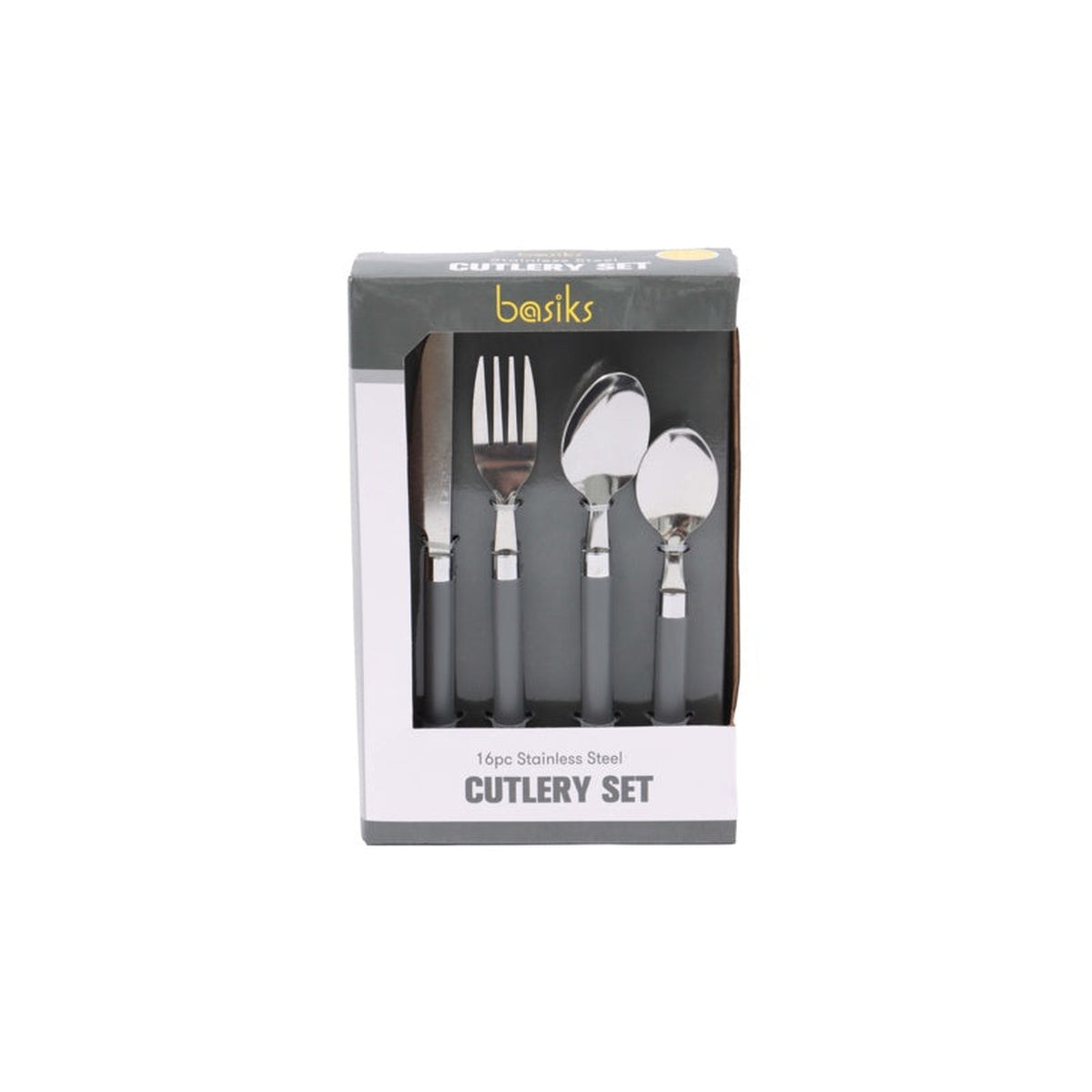 Basiks 16 piece stainless steel cutlery set