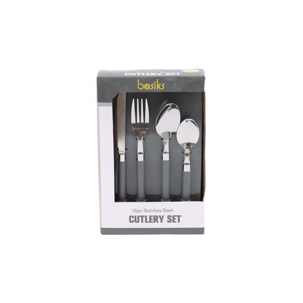 Basiks 16 piece stainless steel cutlery set