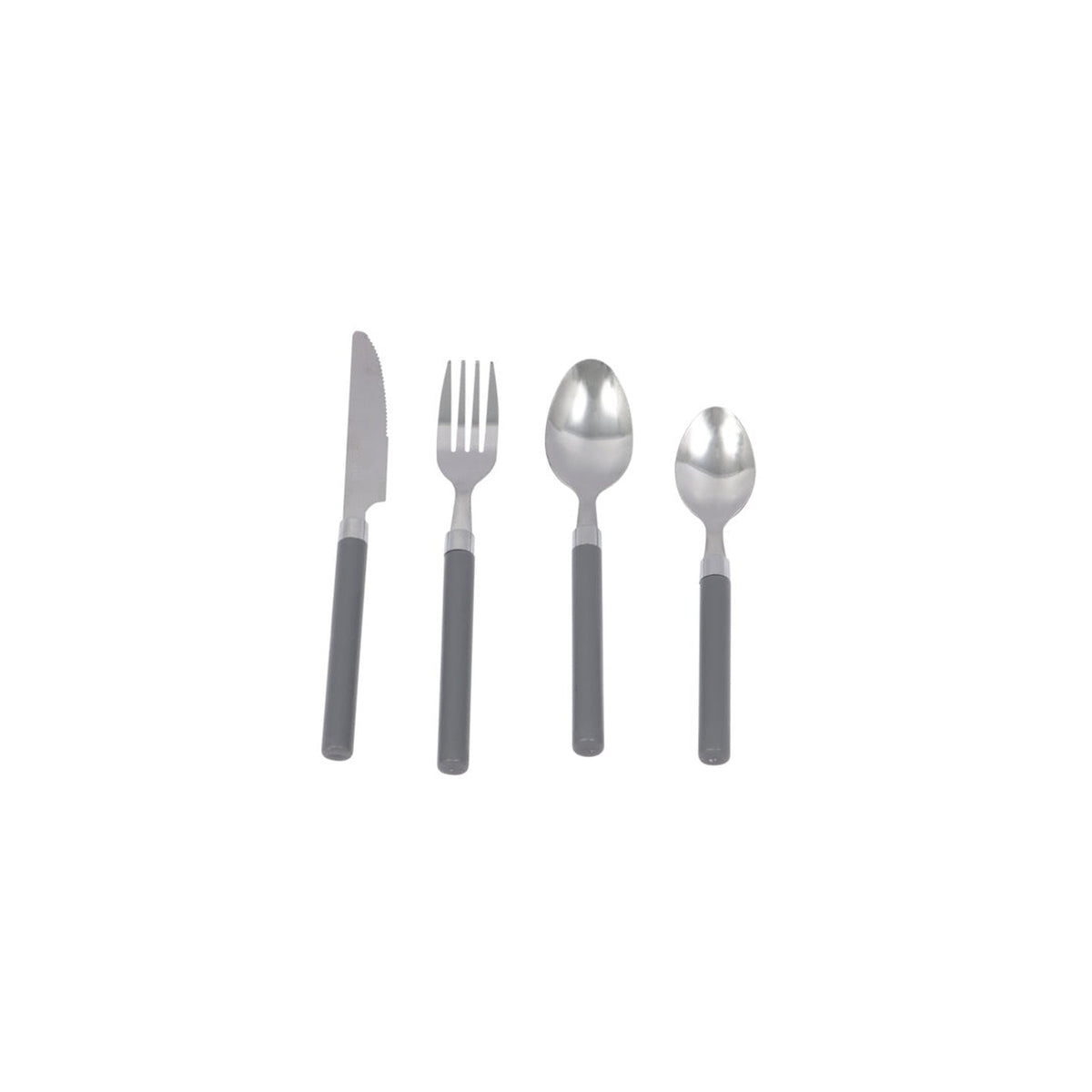 Basiks 16 piece stainless steel cutlery set, view 2
