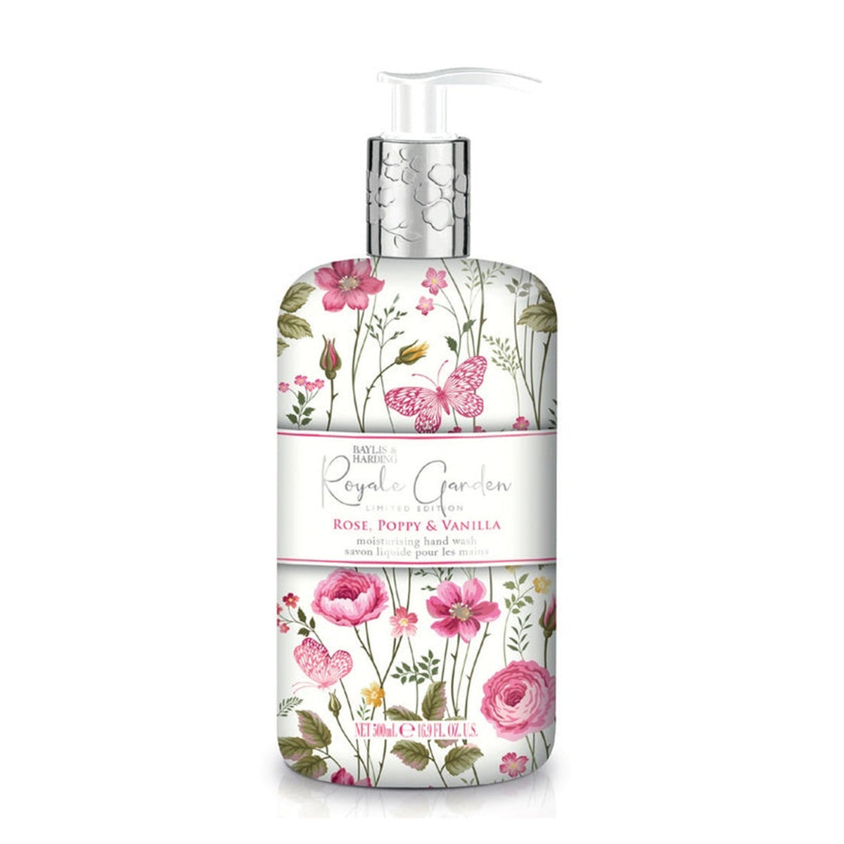 Baylis and Harding rose, poppy and vanilla hand wash 500ml