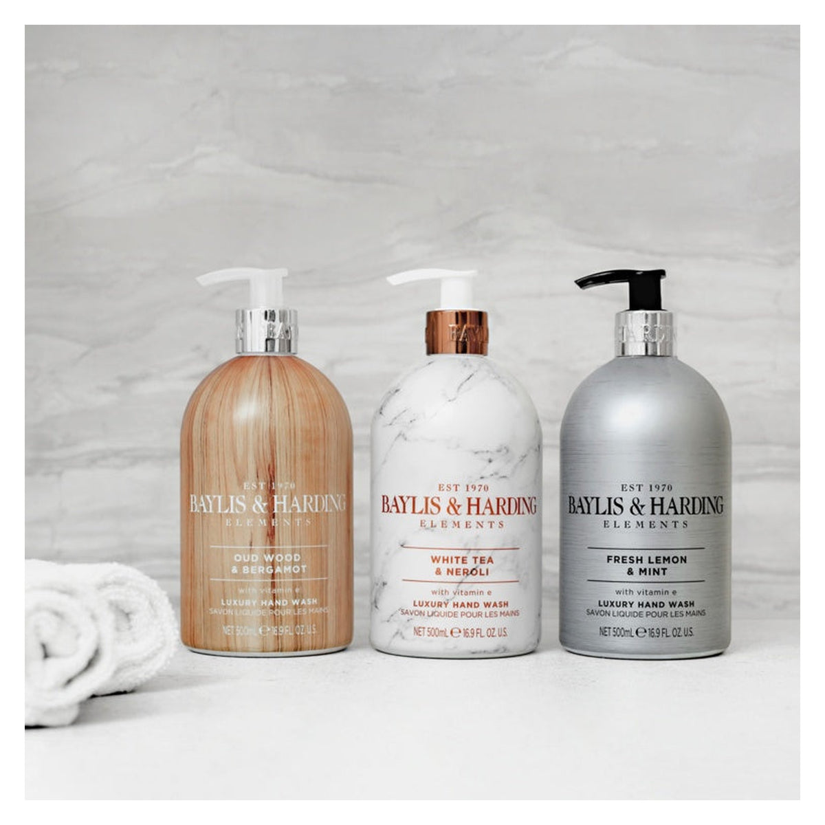 Baylis & Harding White Tea & Neroli hand wash 500ml, view 4