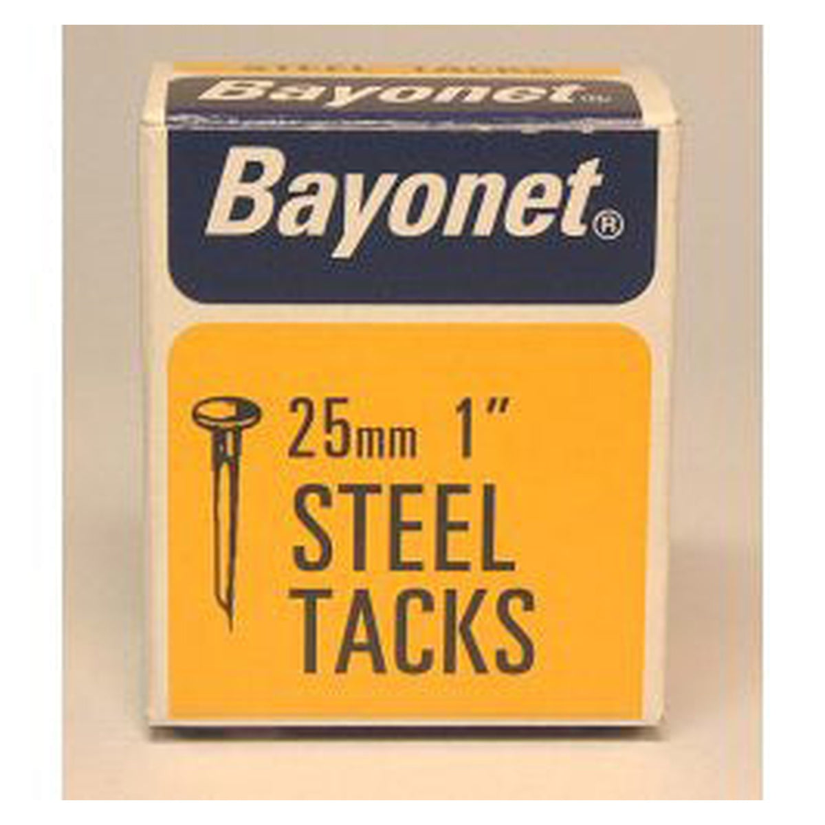 Bayonet blue fine cut steel tacks box