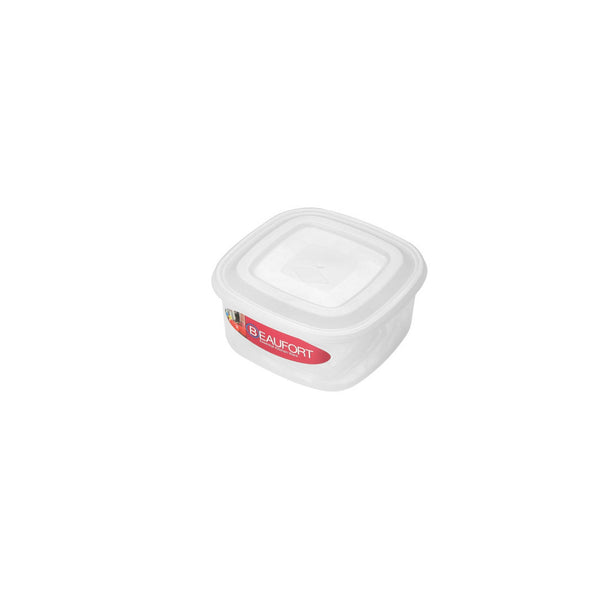 Beaufort 0.6L clear square food container