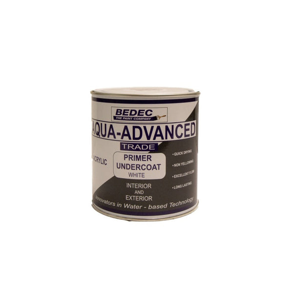 Bedec Aqua Advanced Primer Undercoat 1L tin in white