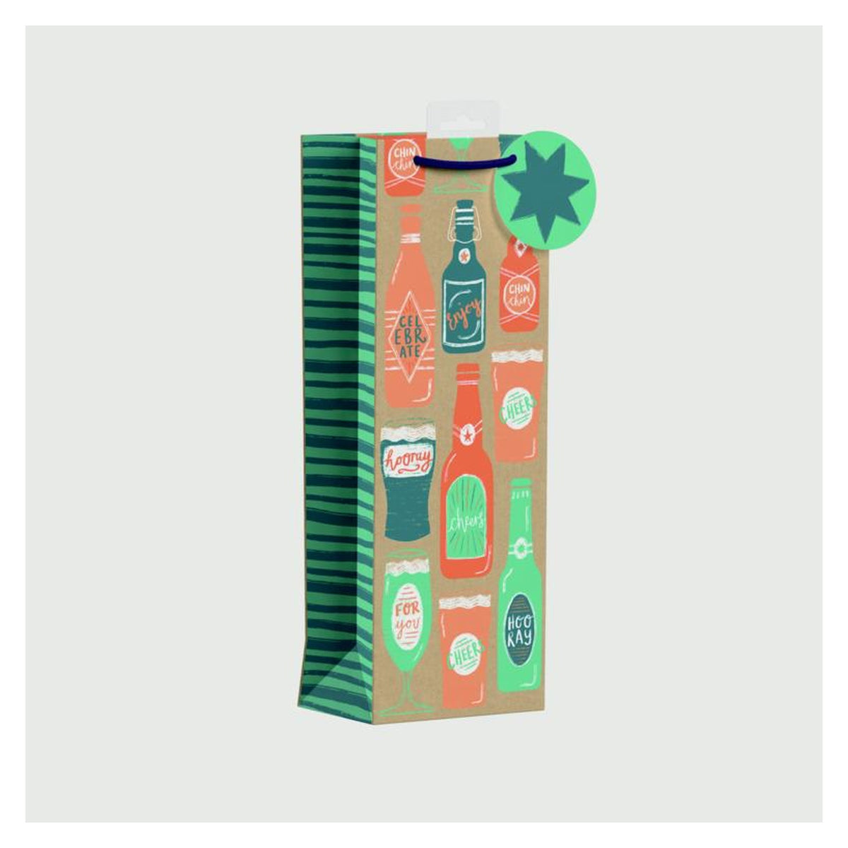 Beer Bottle Gift Bag