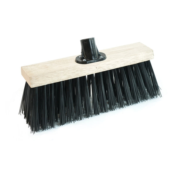 Bentley 13 inch black PVC broom head with fitted socket