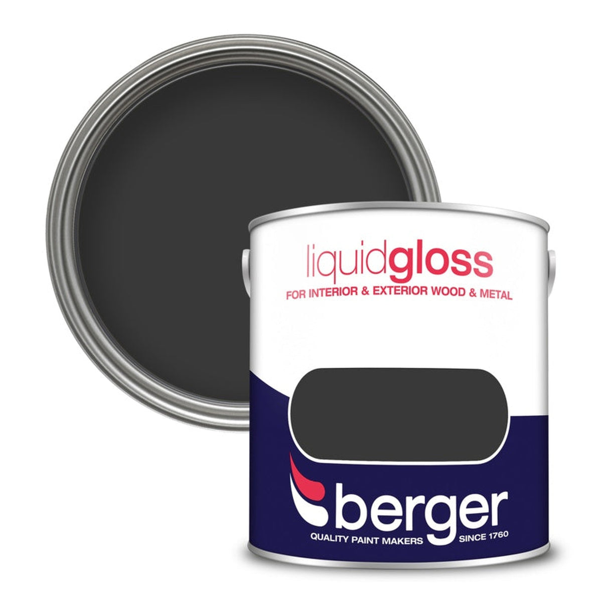 Berger Liquid Gloss black 2.5L