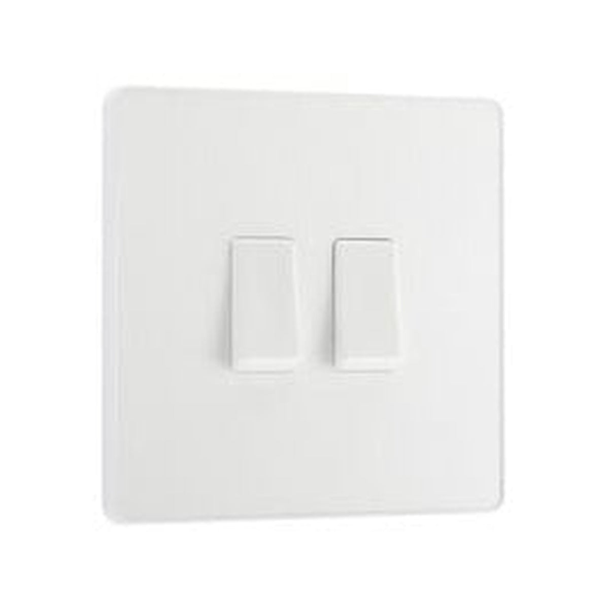 BG pearlescent white 20A 2 way plastic switch