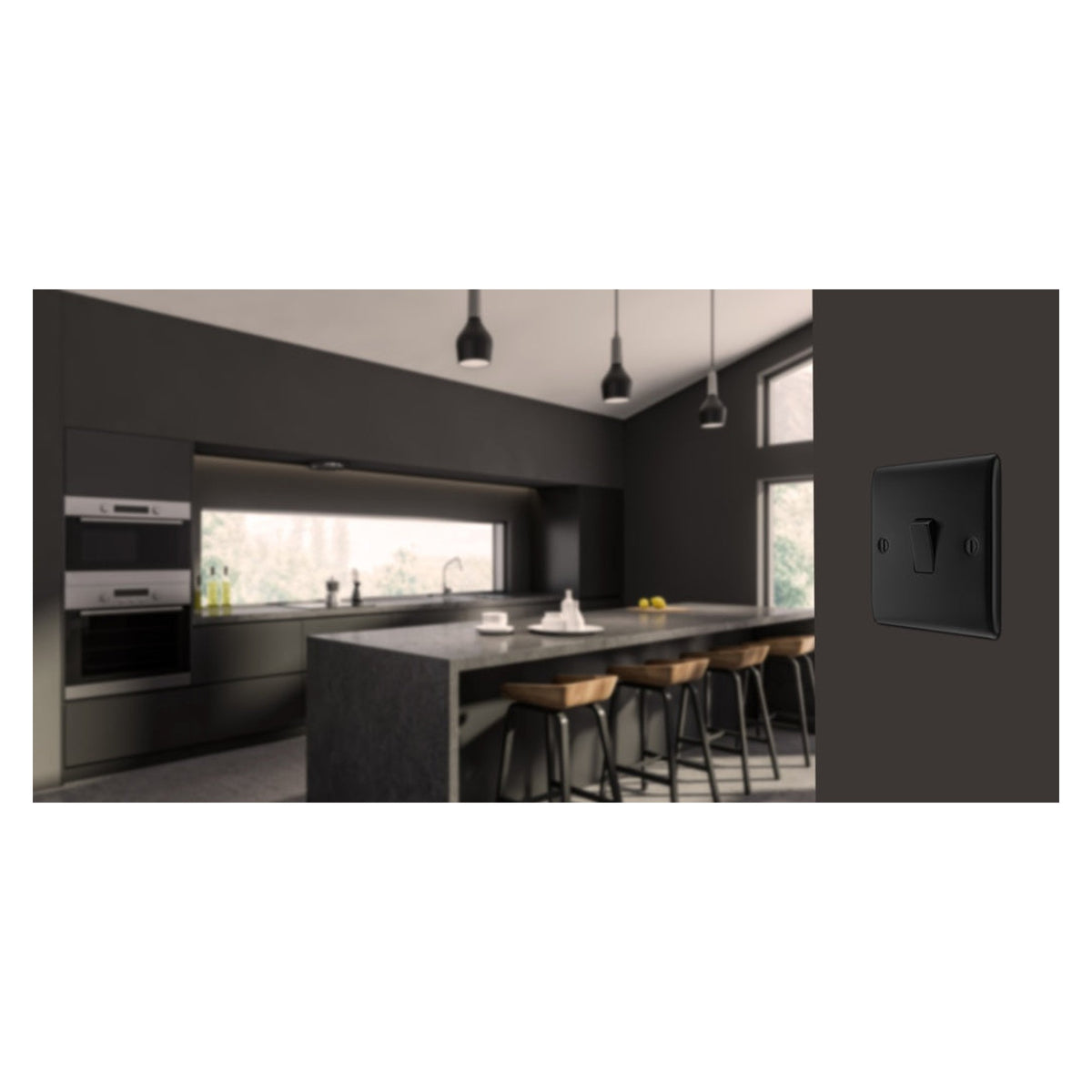 BG Nexus Metal matt black intermediate switch