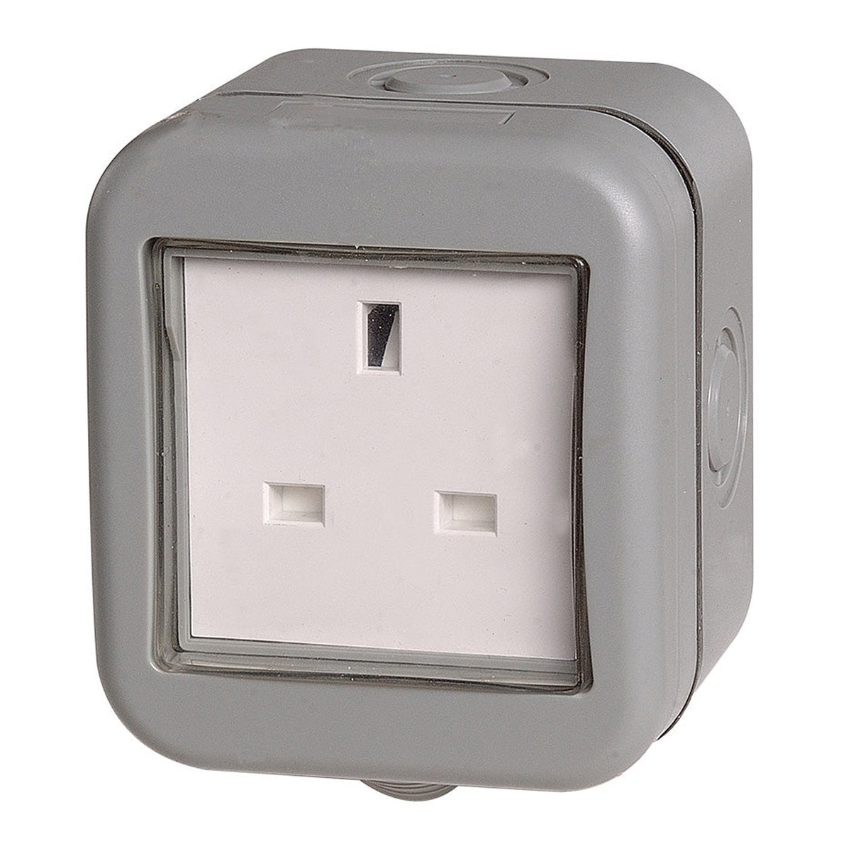 BG weatherproof IP55 13A single outdoor socket