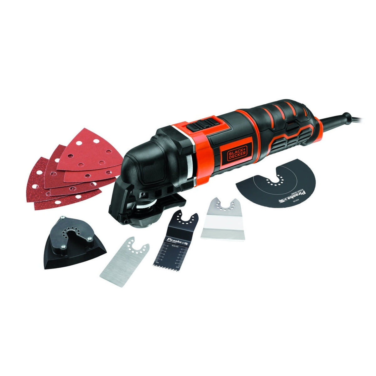 Black & Decker 300W oscillating multi tool with kitbox