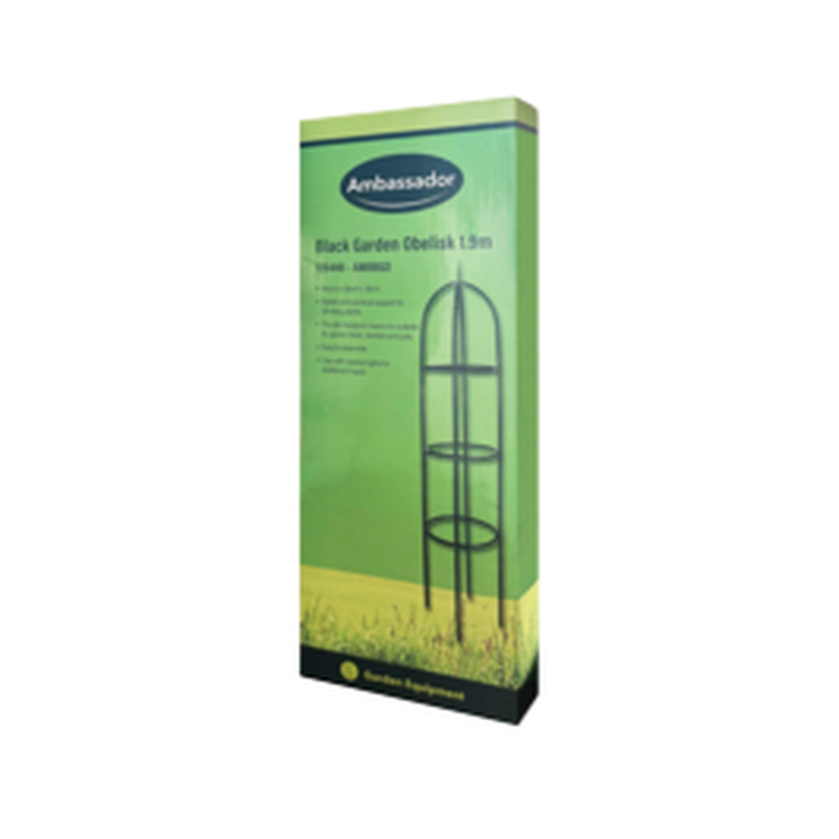 Black Garden Obelisk - 1.9m, view 2