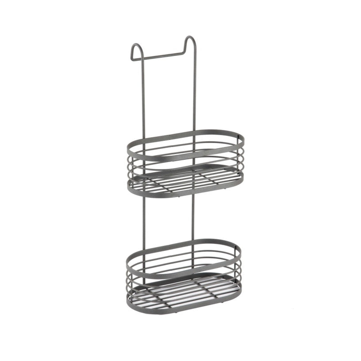 Blue Canyon 2 tier grey over shower screen caddy