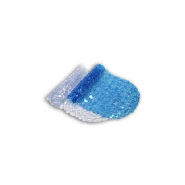 Blue Canyon clear vinyl bath mat