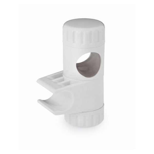 Blue Canyon white height adjuster for shower riser rail