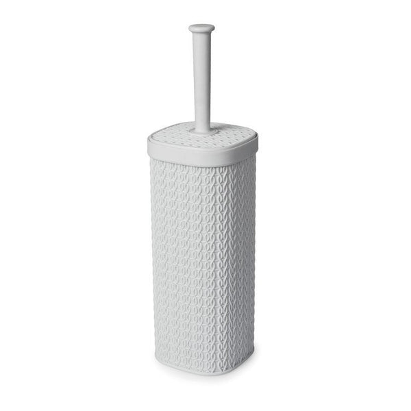 Blue Canyon white lace design toilet brush