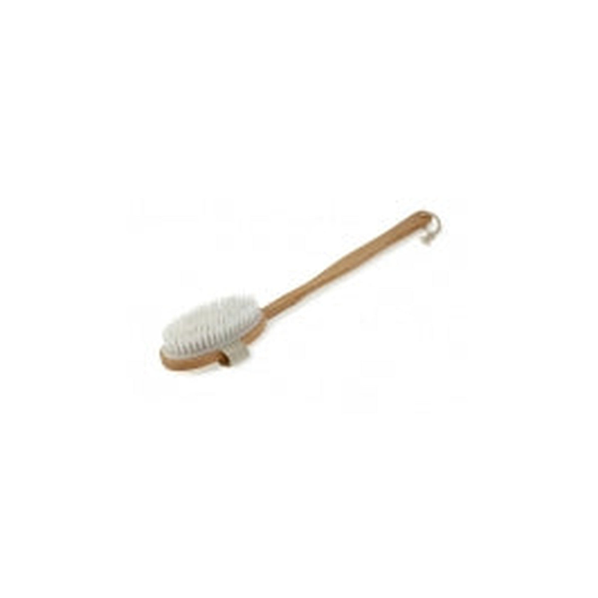 Blue Canyon white wooden bath brush with detachable handle
