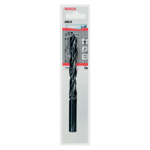 Bosch HSS Twist Point TEQ 12mm drill bit