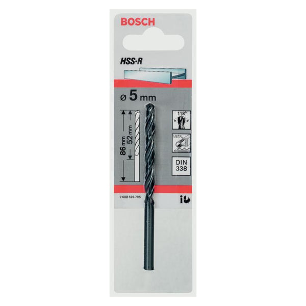 Bosch HSS Twist Point TEQ 5mm drill bit