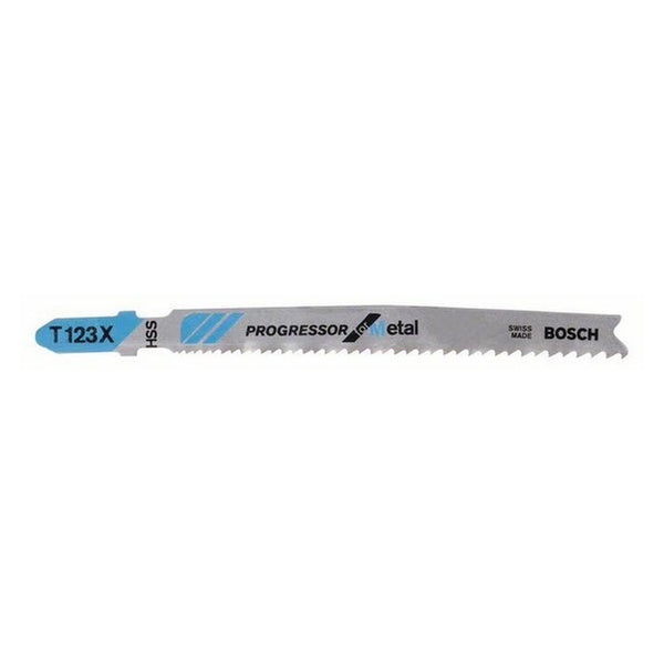 Pack of 10 Bosch jigsaw blades for wood and metal