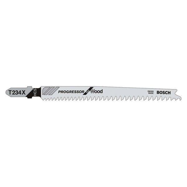 Pack of 5 Bosch Progressor wood blades