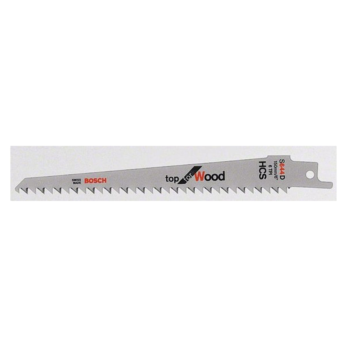 Bosch 150mm 6TPI reciprocating saw blades pack of 5