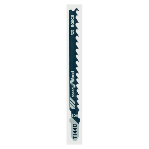 Pack of 5 Bosch T144D Speed jigsaw blades