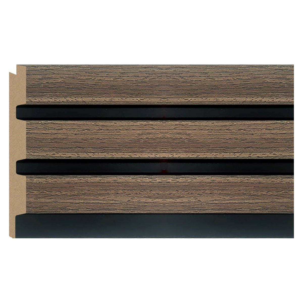 Bosco 3D walnut slat wall panel 2.6m