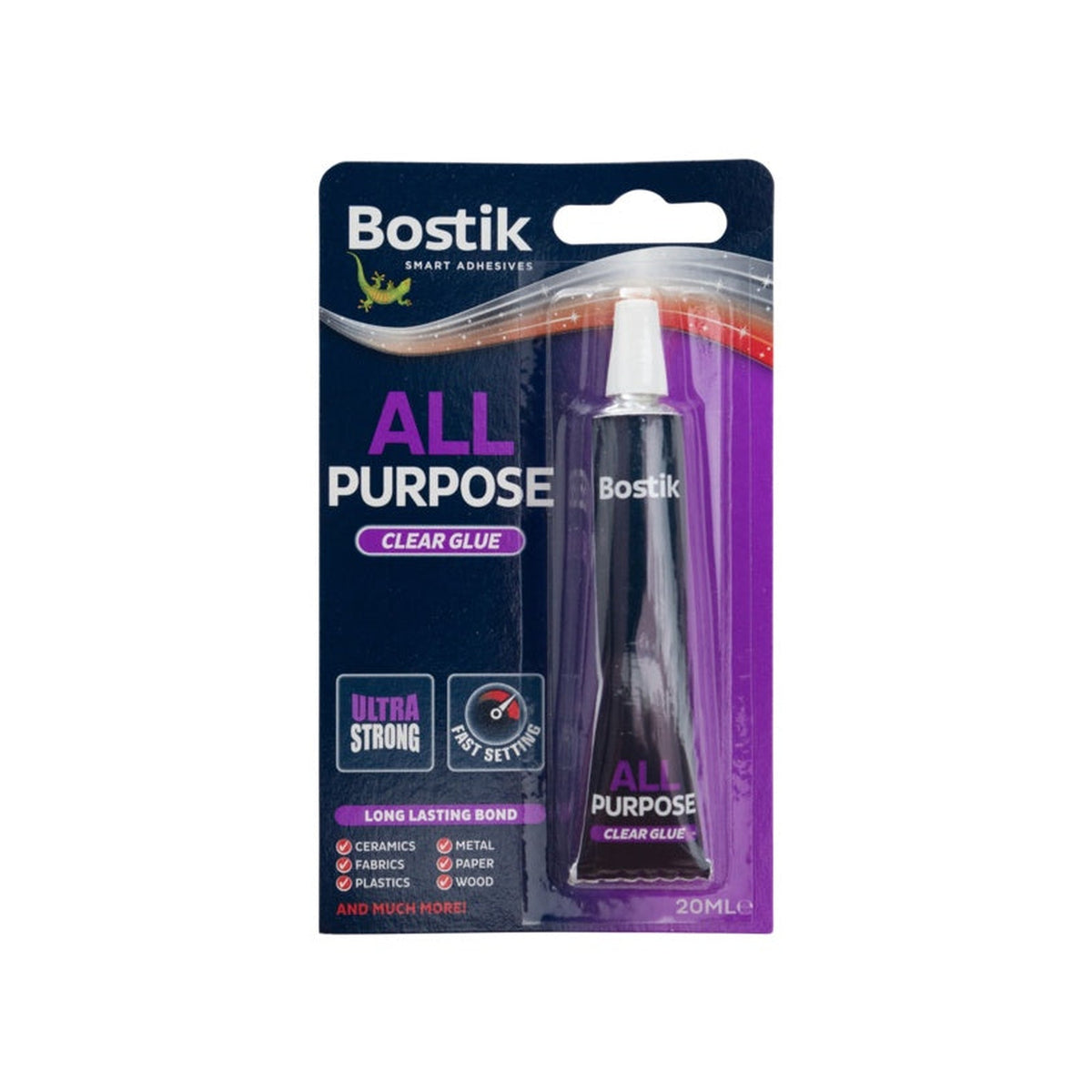 Bostik All Purpose Adhesive 20ml blister pack