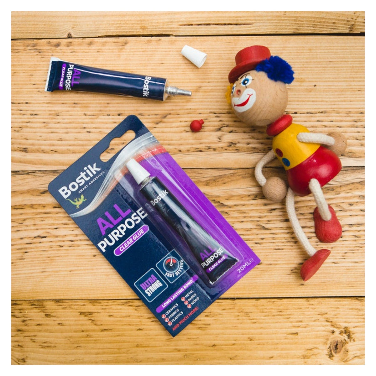 Bostik All Purpose Adhesive 20ml blister pack, view 2