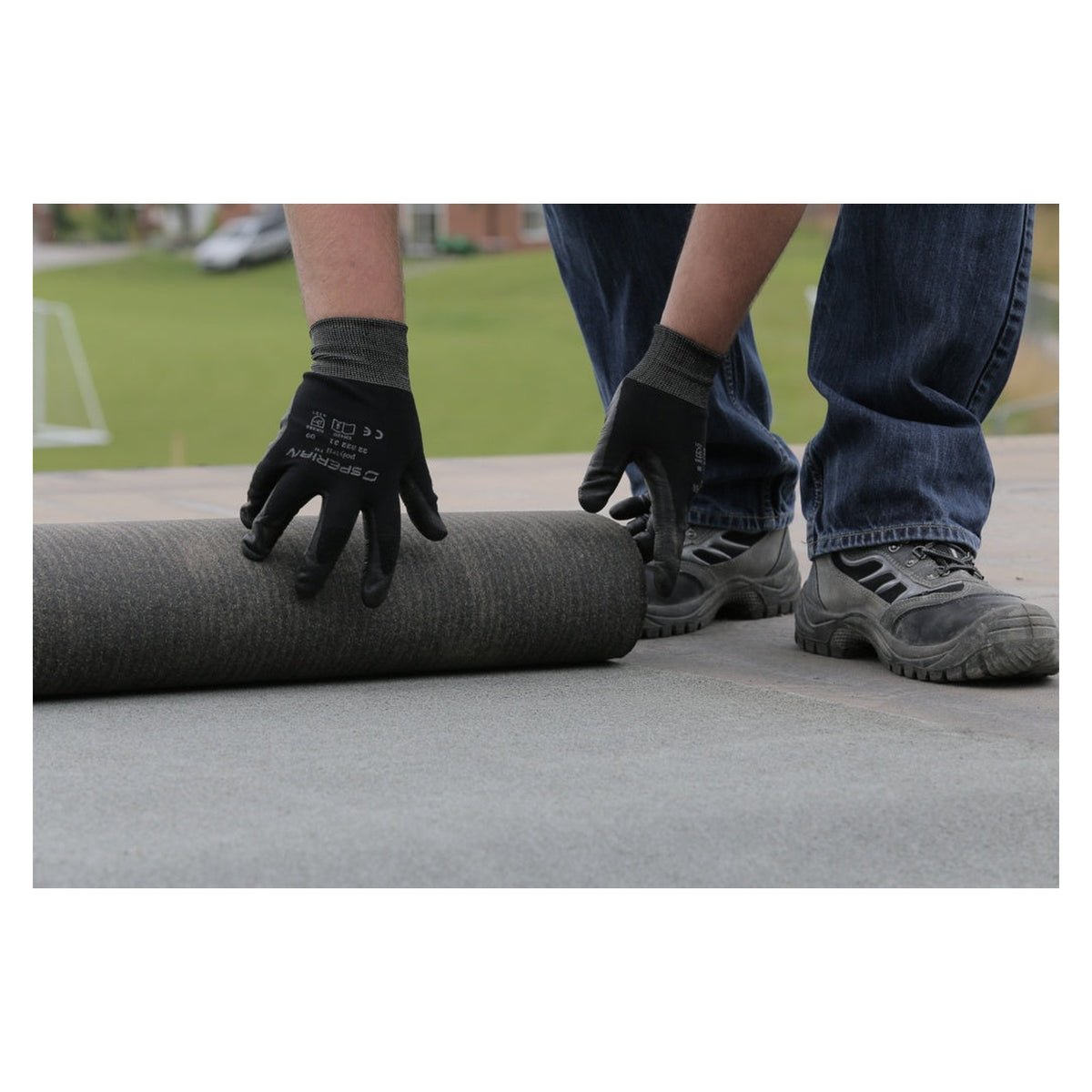 Bostik bituminous roof felt adhesive 1L tin, view 2