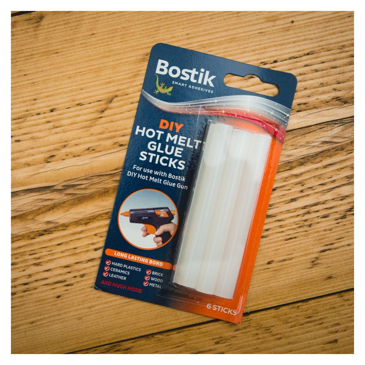 Bostik DIY hot melt glue gun sticks, 6 x 100mm, view 4