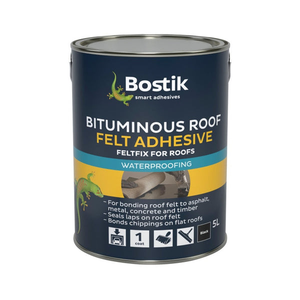 Bostik Feltfix roofing felt adhesive 5L