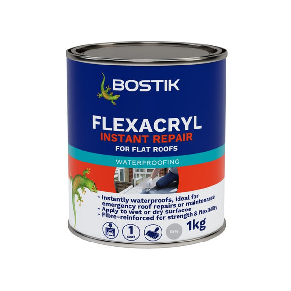 Bostik Flexacryl Instant Repair 1kg grey