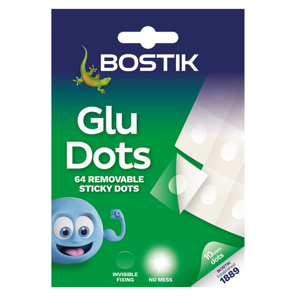 Bostik Glu Dots removable pack of 64