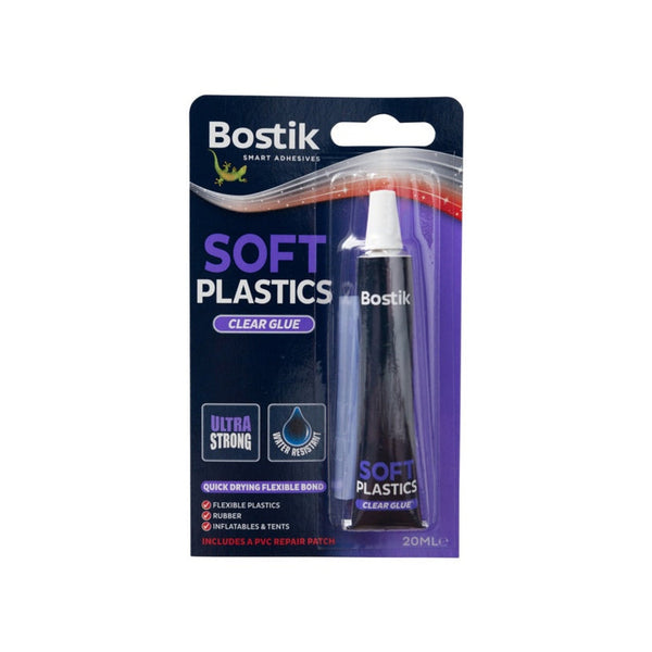 Bostik Soft Plastics clear adhesive 20ml blister