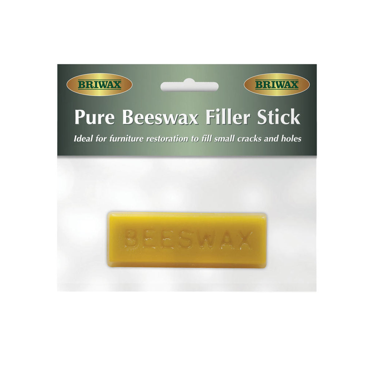 Briwax pure beeswax filler stick 35g