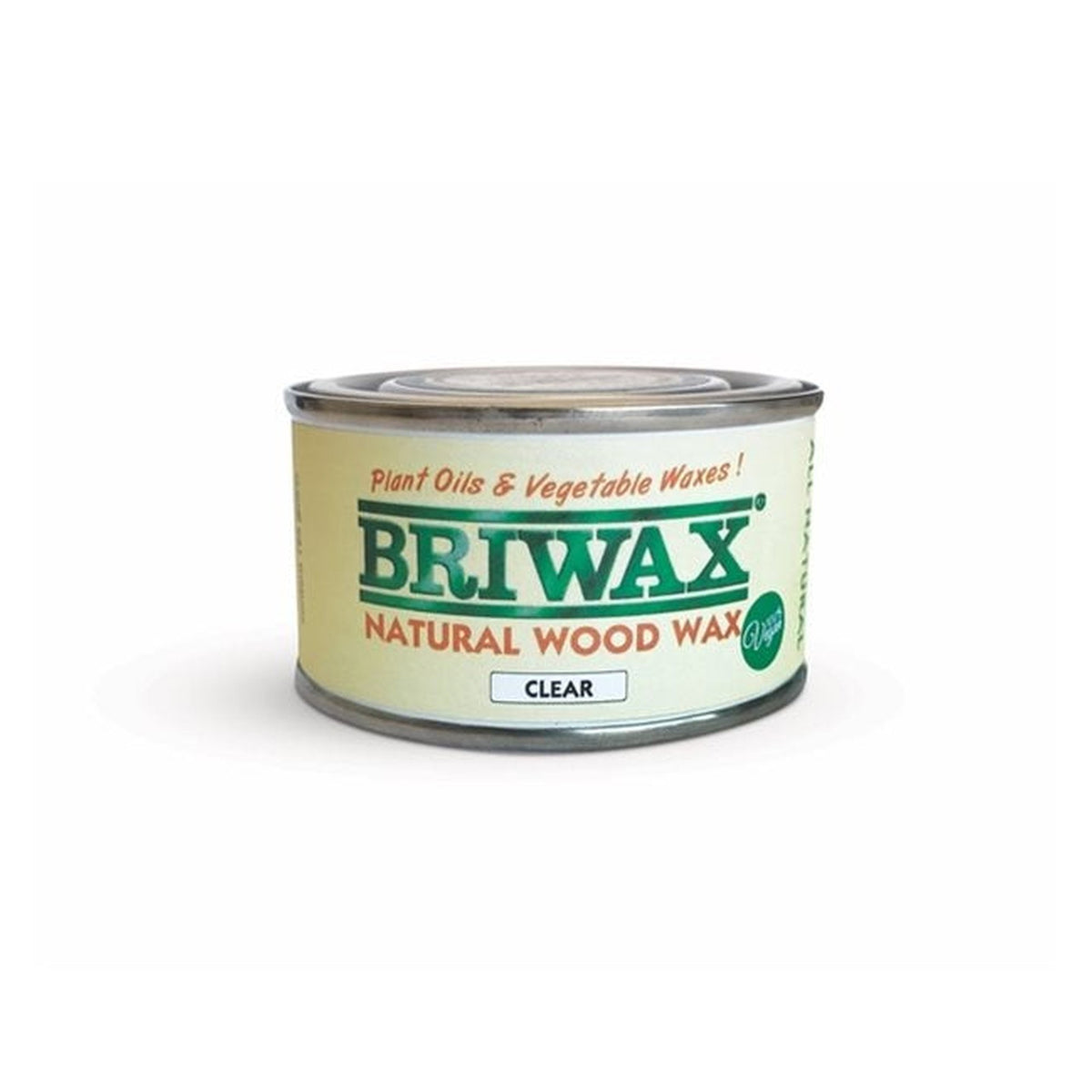 Briwax natural wood wax 125g tin