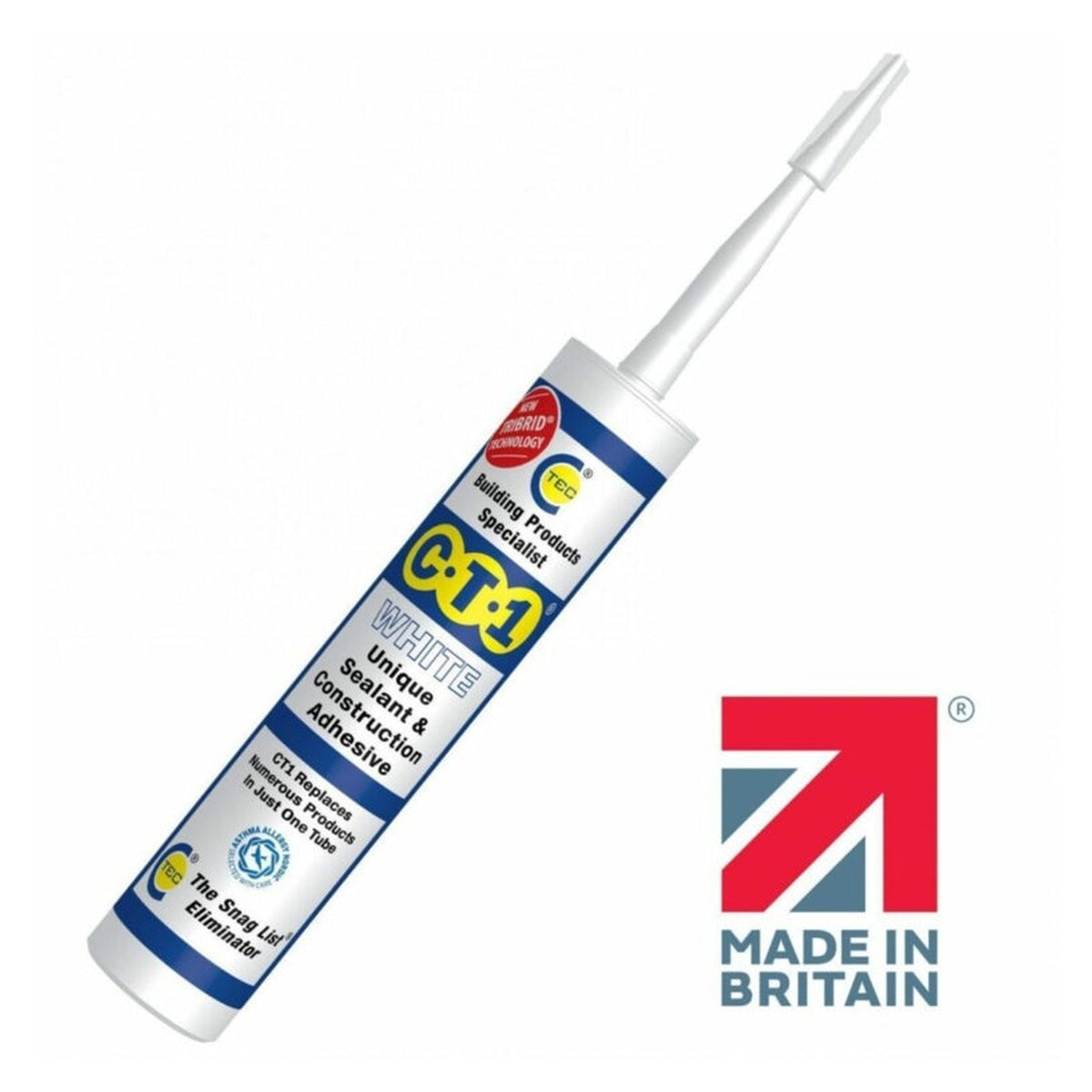 C-Tec CT1 sealant and adhesive in Anthracite 290ml